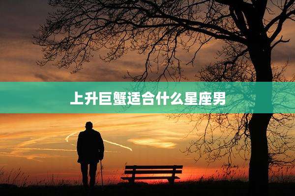 上升巨蟹适合什么星座男