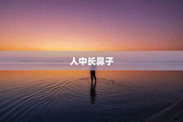 人中长鼻子