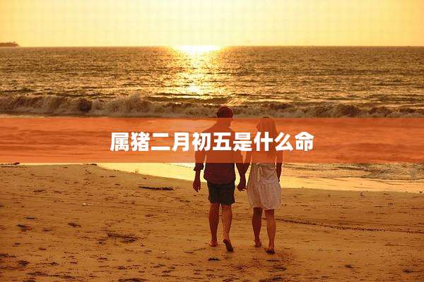 属猪二月初五是什么命