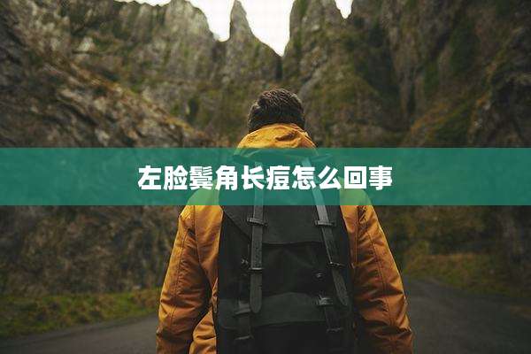 左脸鬓角长痘怎么回事