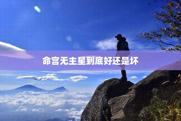 命宫无主星到底好还是坏