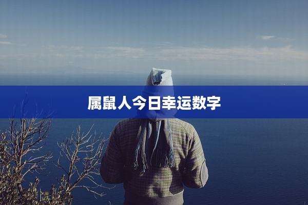 属鼠人今日幸运数字
