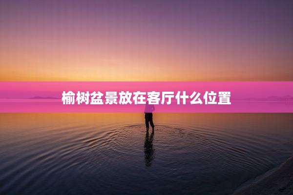 榆树盆景放在客厅什么位置
