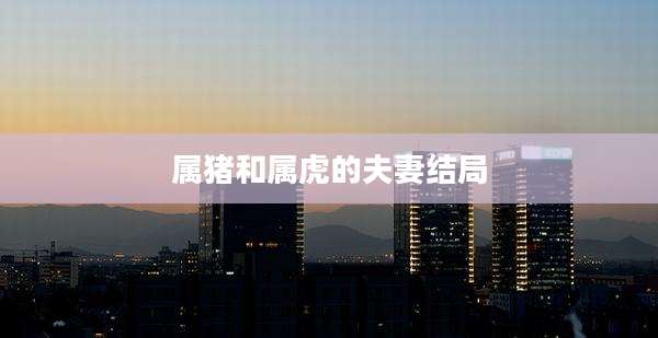 属猪和属虎的夫妻结局