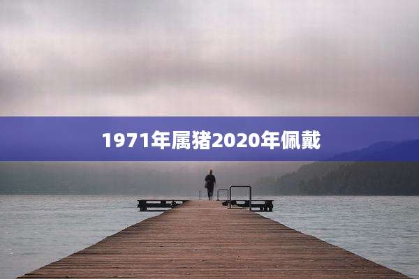 1971年属猪2020年佩戴