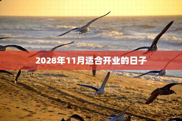 2028年11月适合开业的日子