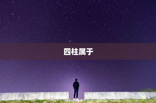 四柱属于