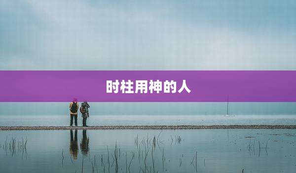 时柱用神的人
