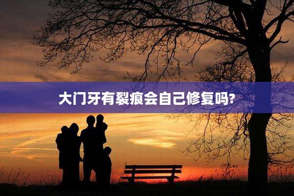 大门牙有裂痕会自己修复吗?