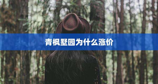 青枫墅园为什么涨价