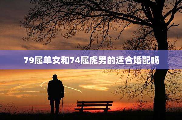 79属羊女和74属虎男的适合婚配吗