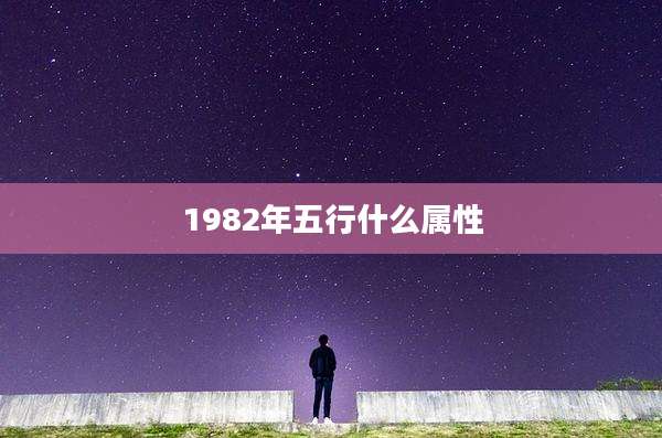 1982年五行什么属性