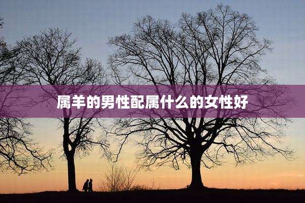 属羊的男性配属什么的女性好