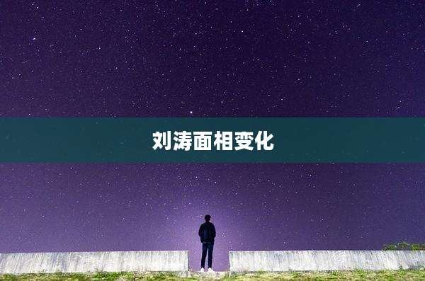 刘涛面相变化