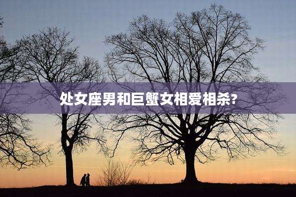 处女座男和巨蟹女相爱相杀?