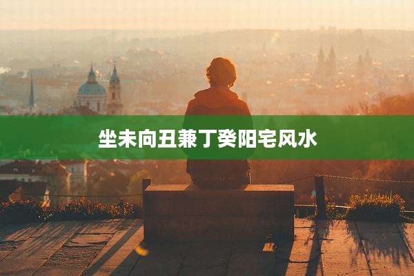 坐未向丑兼丁癸阳宅风水