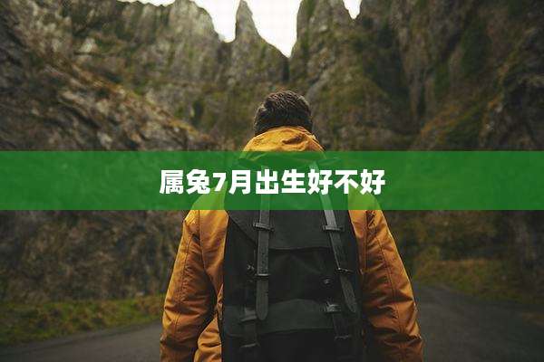 属兔7月出生好不好