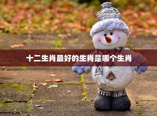 十二生肖最好的生肖是哪个生肖