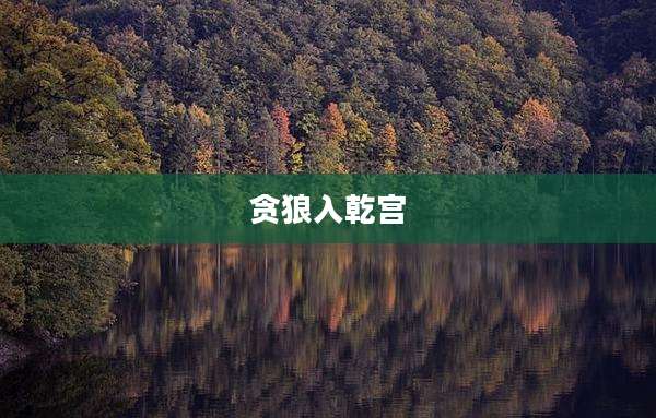 贪狼入乾宫