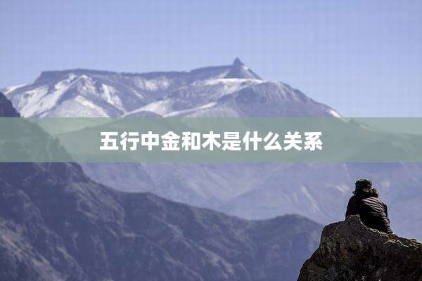 五行中金和木是什么关系