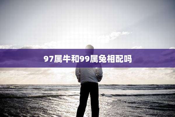 97属牛和99属兔相配吗