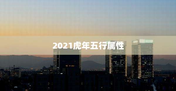 2021虎年五行属性