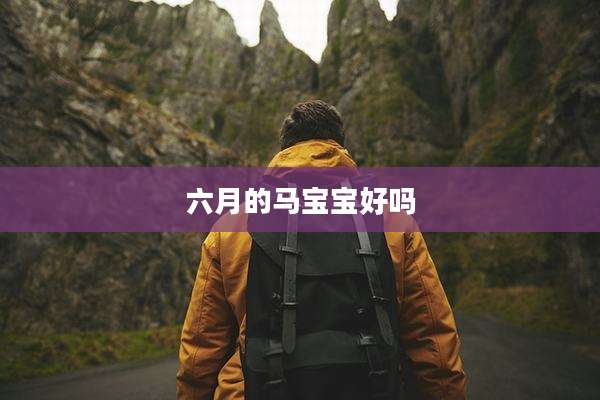 六月的马宝宝好吗