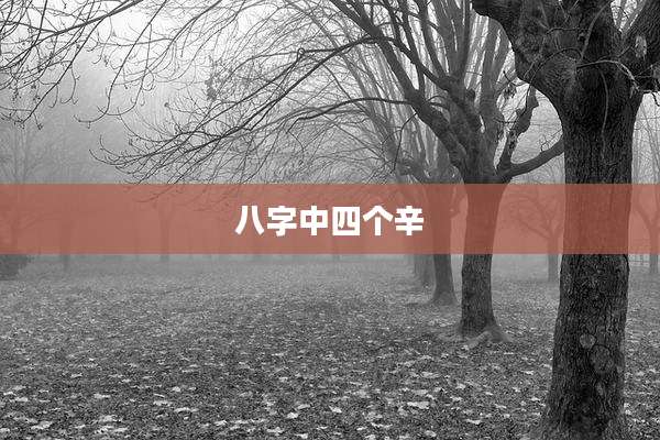 八字中四个辛
