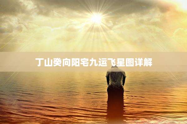 丁山癸向阳宅九运飞星图详解