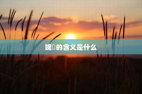 婉玥的含义是什么