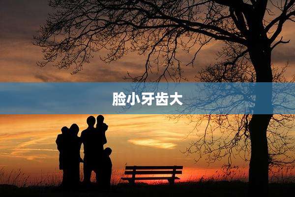 脸小牙齿大
