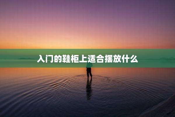 入门的鞋柜上适合摆放什么
