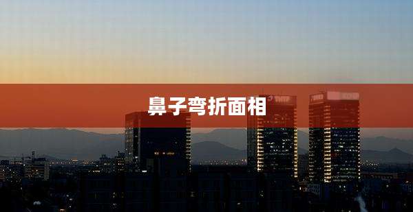 鼻子弯折面相