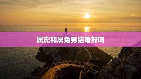属虎和属兔男结婚好吗