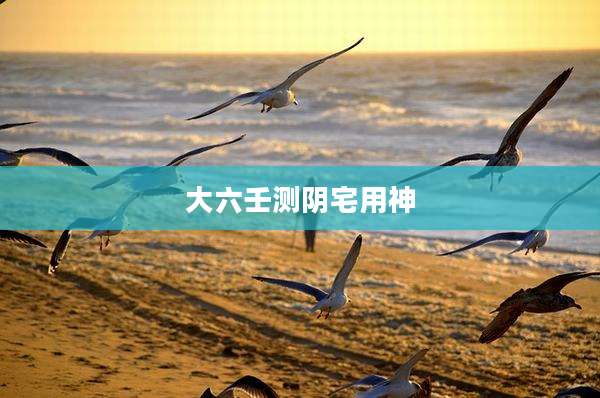 大六壬测阴宅用神