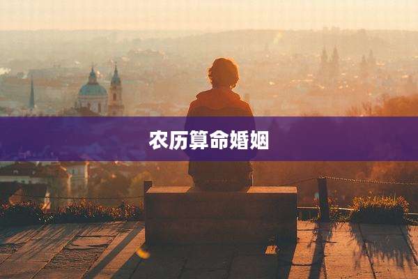 农历算命婚姻
