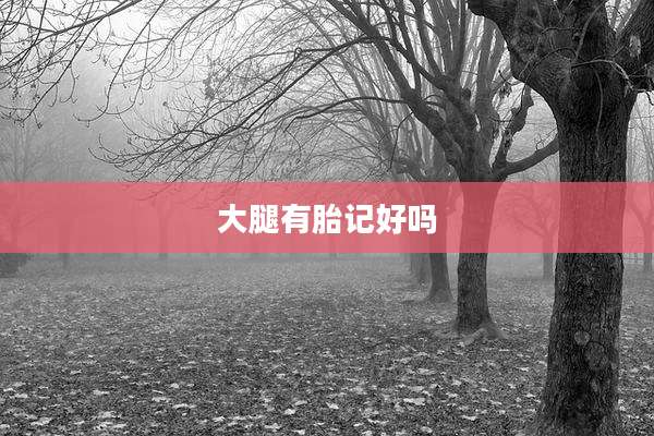 大腿有胎记好吗