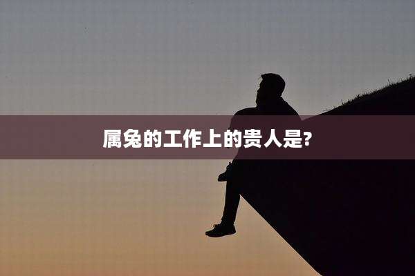属兔的工作上的贵人是?