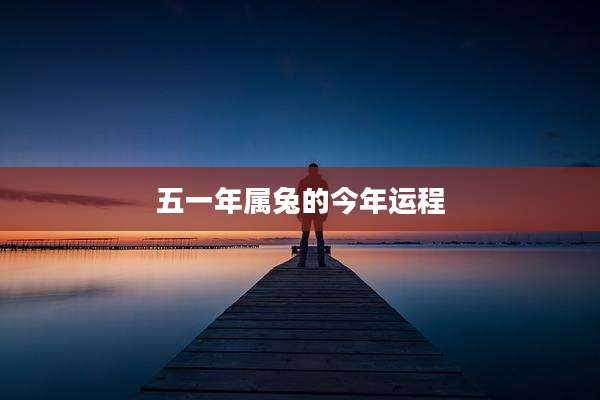 五一年属兔的今年运程