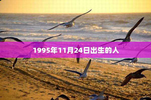 1995年11月24日出生的人