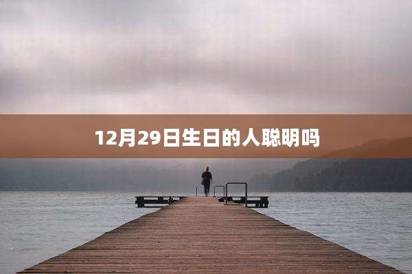 12月29日生日的人聪明吗