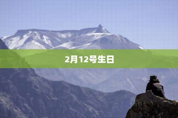 2月12号生日