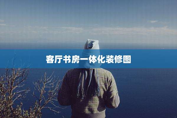 客厅书房一体化装修图