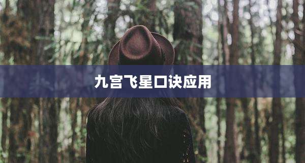 九宫飞星口诀应用