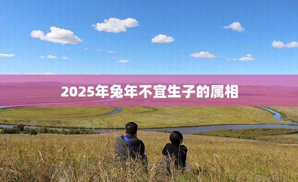 2025年兔年不宜生子的属相