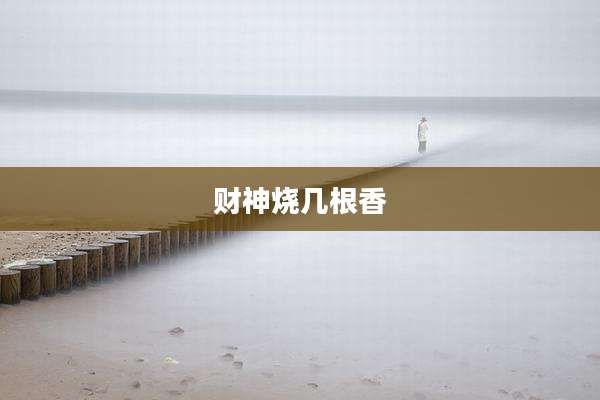 财神烧几根香