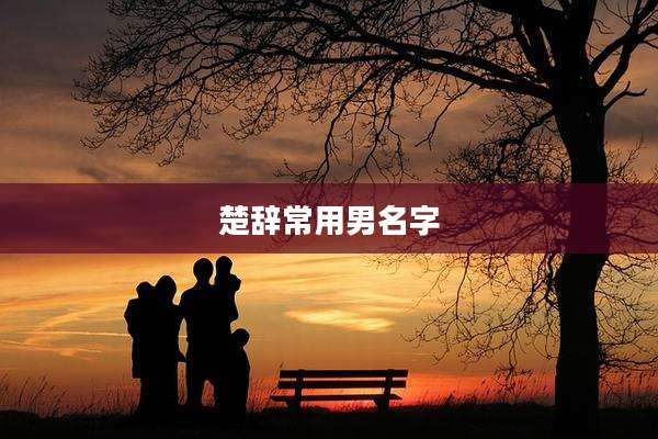楚辞常用男名字