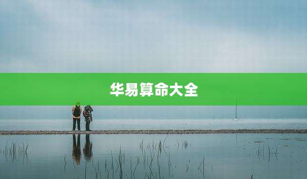 华易算命大全