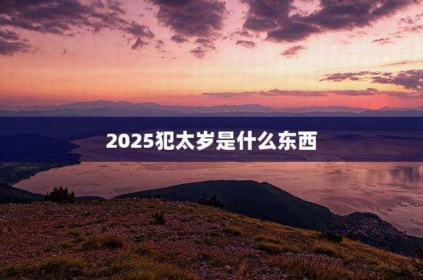 2025犯太岁是什么东西