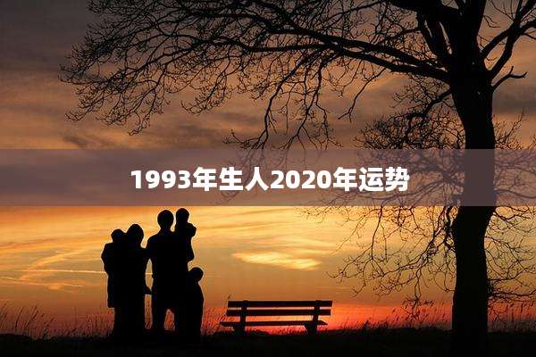 1993年生人2020年运势